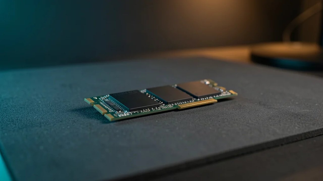 قرص SSD قبل التركيب