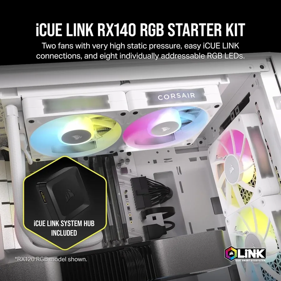 Corsair iCUE LINK RX140 RGB — ventilateur