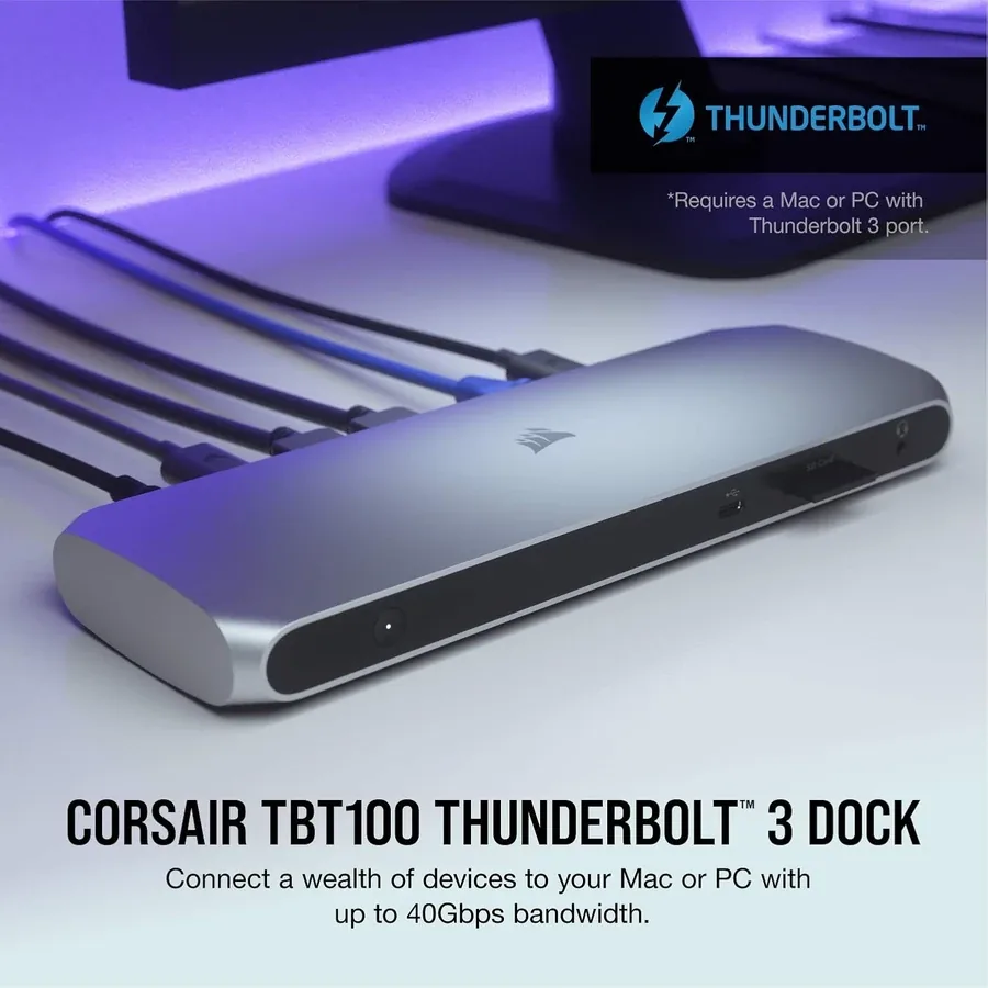 Corsair TBT100 — station d'accueil Thunderbolt